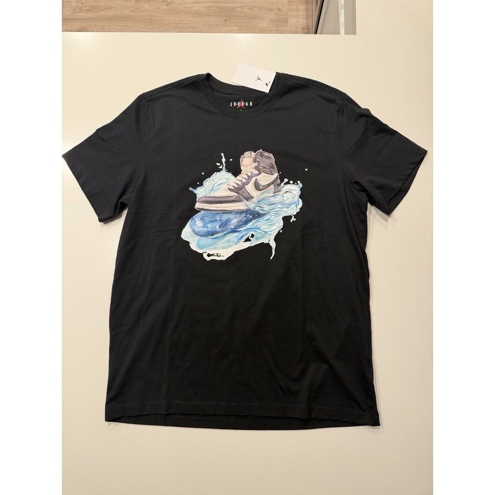 Jordan Essentials Graphic T-Shirt Black IB3355-010 Men XL NWT